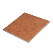 Terracotta rode eenvoudige rustieke tegeltje (Zijkant)