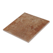 Terracotta rode eenvoudige rustieke tegeltje (Zijkant)