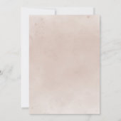 Terracotta Roest Bloemen Boho Aards Herfstloof Save The Date (Achterkant)