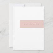 Terracotta Roest & Verbrand Sinaasappel Boho Minim Save The Date (Achterkant)