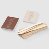 Terracotta Roestkleurige Pompoen Huwelijksprogramm Handwaaier (Niet-gemonteerd)