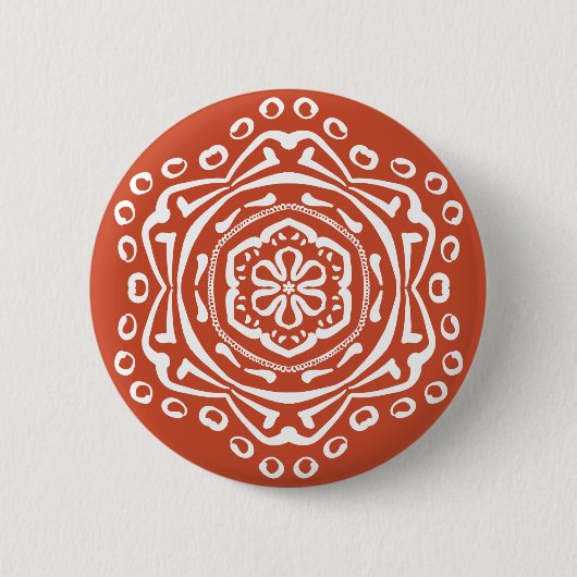 Terracotta Ronde Button 5,7 Cm (Voorkant)
