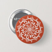 Terracotta Ronde Button 5,7 Cm (Voorkant /achterkant)