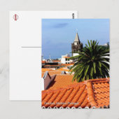 Terracotta Rooftops : Funchal, Madeira (Portugal) Briefkaart (Voorkant / Achterkant)
