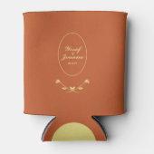 Terracotta Roos bruiloft Blikjeskoeler (Voorkant)