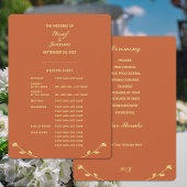 Terracotta Roos Full Wedding Programma
