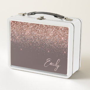 Terracotta Roos Gold Blush Pink Glitter Monogram