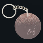 Terracotta Roos Gold Blush Pink Glitter Monogram Sleutelhanger<br><div class="desc">Terracotta and Roos Gold - Blush Pink Glitter Script Monogram Name Sleutelhanger. Dit maakt de perfecte liefhebbende 16 verjaardag,  bruiloft,  vrijgezellenfeest,  verjaardagsdag,  baby shower of vrijgezellenfeest voor iemand die van luxe glam en stijl houdt.</div>