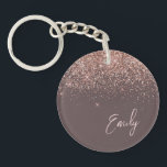 Terracotta Roos Gold Blush Pink Glitter Monogram Sleutelhanger<br><div class="desc">Terracotta and Roos Gold - Blush Pink Glitter Script Monogram Name Sleutelhanger. Dit maakt de perfecte liefhebbende 16 verjaardag,  bruiloft,  vrijgezellenfeest,  verjaardagsdag,  baby shower of vrijgezellenfeest voor iemand die van luxe glam en stijl houdt.</div>
