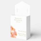 Terracotta Roos Katholieke bruiloft Bedankdoosjes (Geopend)