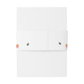 Terracotta Roos Katholieke Trouw Uitnodigingen Wikkel (Achterkant Voorbeeld)