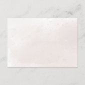 Terracotta Rust Floral Boho Fall Wedding Bedankkaart (Achterkant)