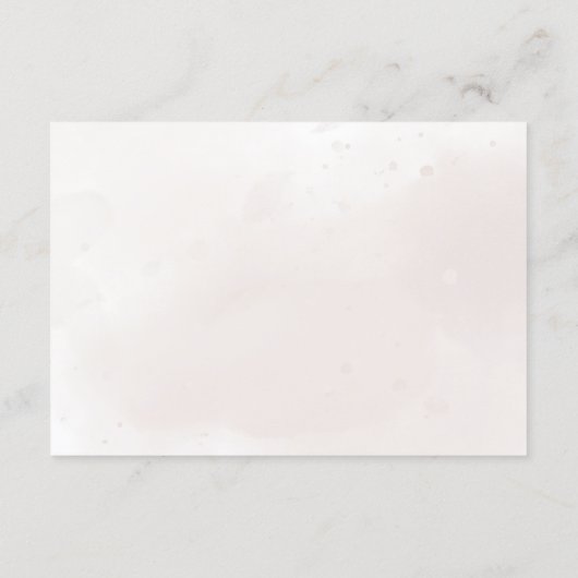 Terracotta Rust Floral Boho Fall Wedding Bedankt (Achterkant)