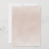 Terracotta Rust Flowers Boho Earthy Herfst Foliage Save The Date (Achterkant)