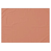 Terracotta Rustieke Effen Kleur Tafelkleed (Voorkant (Horizontaal))