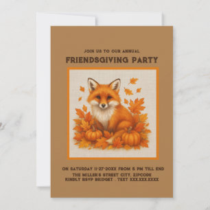 terracotta rustieke Vriendschap Pumpkin Fox party