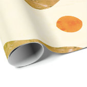 Terracotta & Sage Abstract is not a sentence, it a Cadeaupapier (Rol Hoek)