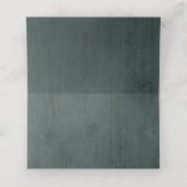 Terracotta Sage Burgundy Floral Geometric Wedding Plaatskaartje (Binnenkant ongevouwen)