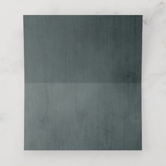 Terracotta Sage Burgundy Floral Geometric Wedding Plaatskaartje (Binnenkant ongevouwen)