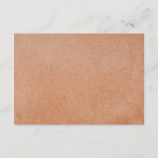 Terracotta Sage Groene Bloemen Wedding QR Details Informatiekaartje (Achterkant)