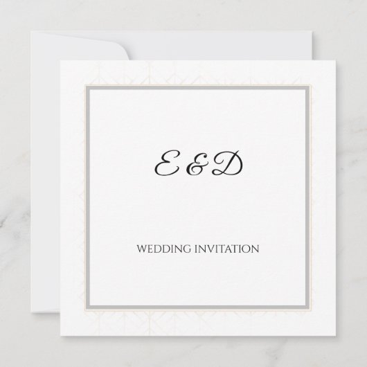 Terracotta & salie minimalistische bruiloft uitnod kaart (Achterkant)