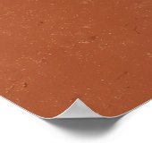 Terracotta Schelp Boog Poster | Boho Aardse Kunst (Hoek)