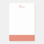 Terracotta Schone Naam | Klassieke professional Post-it® Notes (Voorkant)