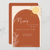 Terracotta Script 1st Trip rond de zondag Kaart (Voorkant / Achterkant)