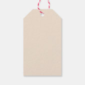 Terracotta Script Wedding Favor Gift Labels Cadeaulabel (Achterkant)