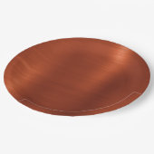 Terracotta Shimmer Ombre Papieren Bordje (Gekanteld)