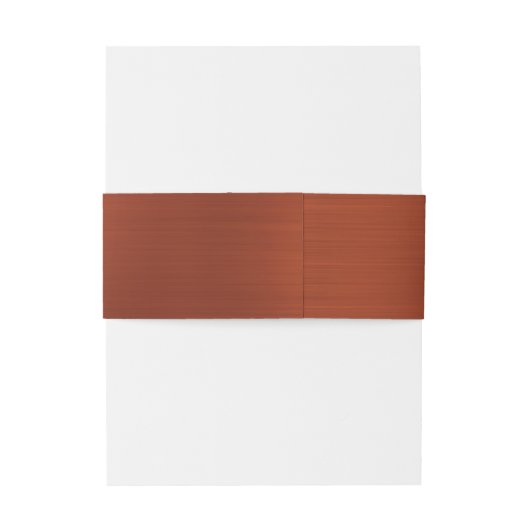 Terracotta Shimmer Ombre Uitnodigingen Wikkel (Achterkant Voorbeeld)