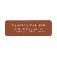 Terracotta Simple San Serif Typografie