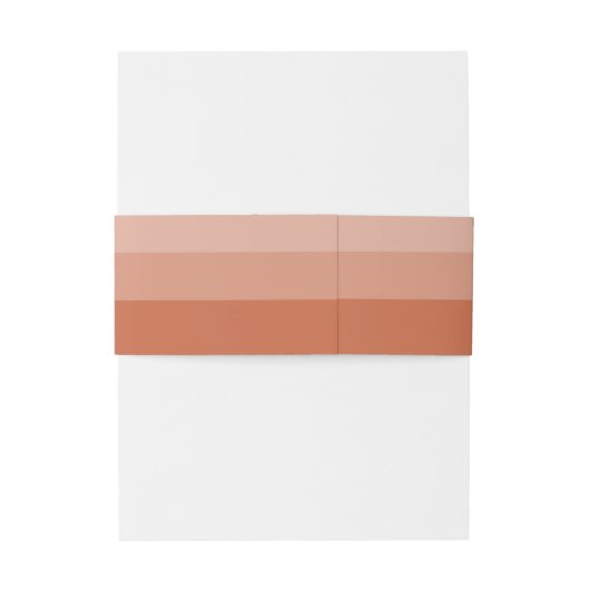 Terracotta Simple Script Bruiloft Uitnodigingen Wikkel (Achterkant Voorbeeld)