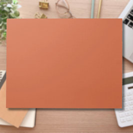 Terracotta Sinaasappel Effen Kleur Warm & Aards On Notitieblok