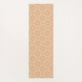Terracotta sinaasappel en zandbeige delicate madel yogamat (Achterkant)