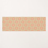 Terracotta sinaasappel en zandbeige delicate madel yogamat (Voorkant (horizontaal))
