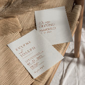 Terracotta Sinaasappel minimalistische Boho Rust b Kaart