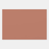 Terracotta sjabloon inpakpapier vel (Voorkant)