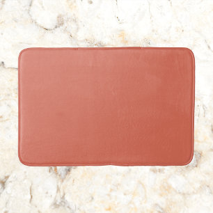 Terracotta Solid Color Badmat
