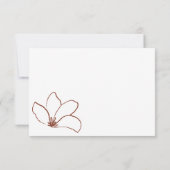 Terracotta Speciaal dank u voor de datum Kaart (Achterkant)