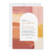 Terracotta Sunrise | Boho Trouwuitnodiging