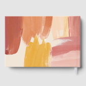 Terracotta Sunrise | Weddenschap Gastenboek (Achterkant)