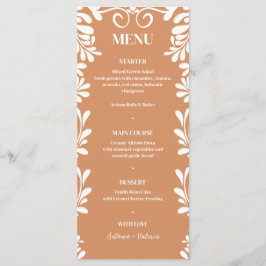 Terracotta Talavera Mexicaans Huwelijk Menu