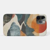 Terracotta Teal Berglandschap Zonsondergang Rivier Case-Mate iPhone Case (Achterkant (horizontaal))