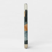 Terracotta Teal Berglandschap Zonsondergang Rivier Case-Mate iPhone Case (Achterkant/links)