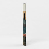 Terracotta Teal Berglandschap Zonsondergang Rivier Case-Mate iPhone Case (Achterkant/rechts)