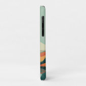 Terracotta Teal Boho Rivier Berg Reis Case-Mate iPhone Case (Achterkant/links)