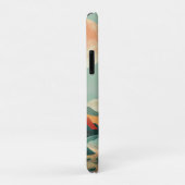 Terracotta Teal Boho Rivier Berg Reis Case-Mate iPhone Case (Achterkant/rechts)