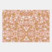 terracotta terrazzo blad voor verpakkingspapier inpakpapier vel (Voorkant)