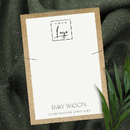 TERRACOTTA TEXTURE GRENSOVERSCHRIJDENDE LOGO KETTI VISITEKAARTJE